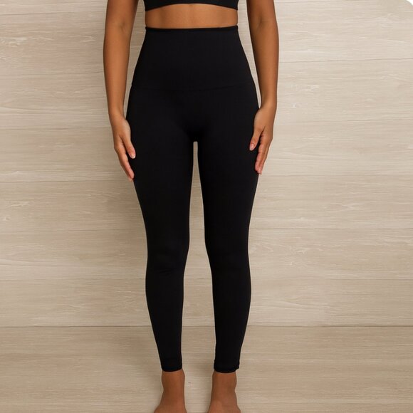 Shapermint High Waist Shapewear Leggings Black Slimming Tummy Control Women’s - Picture 1 of 6
